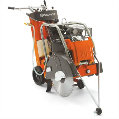 Asphalt-concrete cutter with carts, petrol, d=600mm